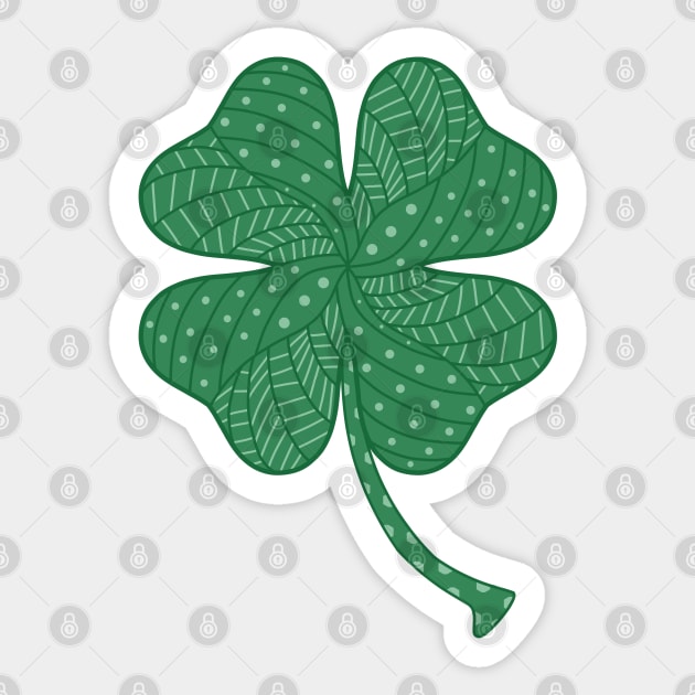 Irish Shamrock Pastel Design Sticker by KritwanBlue